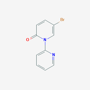 molecular formula C10H7BrN2O B3033640 5-Bromo-1-(pyridin-2-yl)pyridin-2(1H)-one CAS No. 109822-11-9