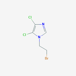 molecular formula C5H5BrCl2N2 B3033641 1-(2-bromoethyl)-4,5-dichloro-1H-imidazole CAS No. 1098340-25-0
