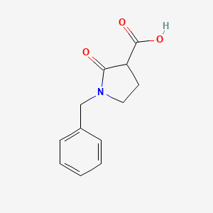 molecular formula C12H13NO3 B3033642 1-苄基-2-氧代吡咯烷-3-羧酸 CAS No. 109859-99-6