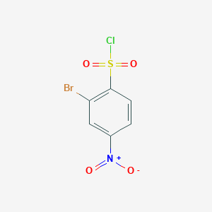 molecular formula C6H3BrClNO4S B3033643 2-Bromo-4-nitrobenzene-1-sulfonyl chloride CAS No. 1099660-60-2