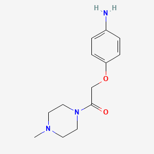 2-(4-Aminophenoxy)-1-(4-methylpiperazin-1-yl)ethanone