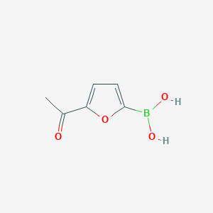 molecular formula C6H7BO4 B3033652 5-Acetylfuran-2-boronic acid CAS No. 1107580-77-7