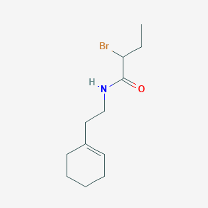 molecular formula C12H20BrNO B3033668 2-bromo-N-(2-cyclohex-1-en-1-ylethyl)butanamide CAS No. 1119450-45-1
