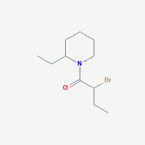 molecular formula C11H20BrNO B3033675 2-Bromo-1-(2-ethylpiperidin-1-yl)butan-1-one CAS No. 1119452-99-1