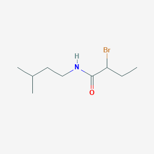 molecular formula C9H18BrNO B3033676 2-bromo-N-(3-methylbutyl)butanamide CAS No. 1119453-08-5