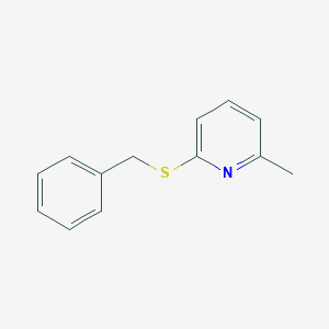 molecular formula C13H13NS B3033681 2-(Benzylthio)-6-methylpyridine CAS No. 112498-22-3