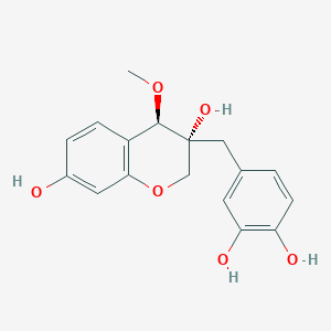 molecular formula C17H18O6 B3033682 4-O-甲基艾皮沙醇 CAS No. 112529-37-0