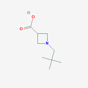 1-(2,2-Dimethylpropyl)azetidine-3-carboxylic acid
