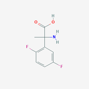 molecular formula C9H9F2NO2 B3033695 2-Amino-2-(2,5-difluorophenyl)propanoic acid CAS No. 1134619-17-2
