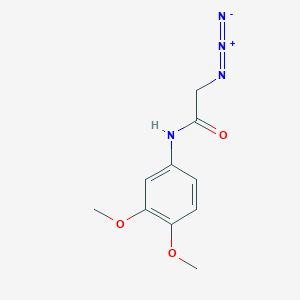 molecular formula C10H12N4O3 B3033701 2-叠氮基-N-(3,4-二甲氧基苯基)乙酰胺 CAS No. 1136782-57-4