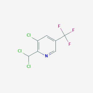 molecular formula C7H3Cl3F3N B3033715 3-Chloro-2-(dichloromethyl)-5-(trifluoromethyl)pyridine CAS No. 114431-96-8