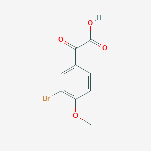 molecular formula C9H7BrO4 B3033721 2-(3-Bromo-4-methoxyphenyl)-2-oxoacetic acid CAS No. 1152537-71-7