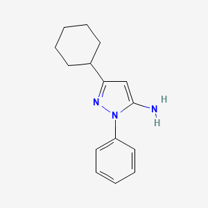 3-Cyclohexyl-1-phenyl-1H-pyrazol-5-amine