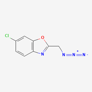 molecular formula C8H5ClN4O B3033736 2-(Azidomethyl)-6-chloro-1,3-benzoxazole CAS No. 1158199-79-1