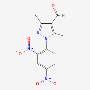 1-(2,4-dinitrophenyl)-3,5-dimethyl-1H-pyrazole-4-carbaldehyde