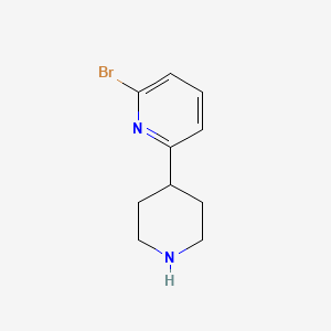 molecular formula C10H13BrN2 B3033742 2-Bromo-6-(piperidin-4-YL)pyridine CAS No. 1159814-62-6
