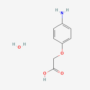 molecular formula C8H11NO4 B3033749 2-(4-氨基苯氧基)乙酸水合物 CAS No. 116436-35-2