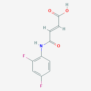(E)-4-(2,4-difluoroanilino)-4-oxobut-2-enoic acid