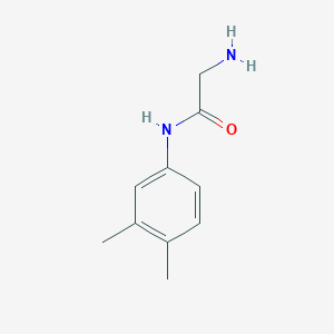 molecular formula C10H14N2O B3033756 2-amino-N-(3,4-dimethylphenyl)acetamide CAS No. 117044-52-7