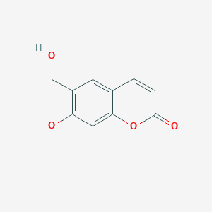 molecular formula C11H10O4 B3033770 6-羟甲基海尼林 CAS No. 117597-79-2