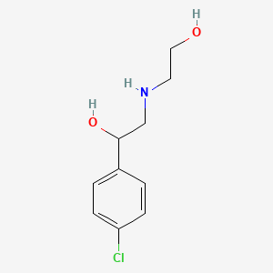 molecular formula C10H14ClNO2 B3033778 1-(4-Chlorophenyl)-2-[(2-hydroxyethyl)amino]ethan-1-ol CAS No. 1178638-18-0