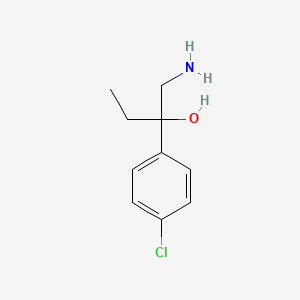 molecular formula C10H14ClNO B3033782 1-Amino-2-(4-chlorophenyl)butan-2-ol CAS No. 1181447-90-4
