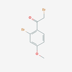 molecular formula C9H8Br2O2 B3033785 2-Bromo-2'-bromo-4'-methoxyacetophenone CAS No. 1183778-97-3