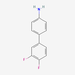 molecular formula C12H9F2N B3033786 4-(3,4-二氟苯基)苯胺 CAS No. 1184136-90-0