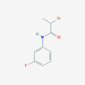 2-bromo-N-(3-fluorophenyl)propanamide