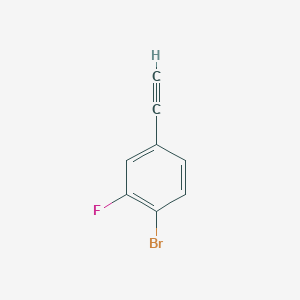 molecular formula C8H4BrF B3033795 4-Bromo-3-fluorophenylacetylene CAS No. 1191063-07-6