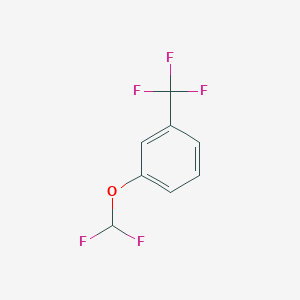 molecular formula C8H5F5O B3033799 1-(Difluoromethoxy)-3-(trifluoromethyl)benzene CAS No. 119558-79-1