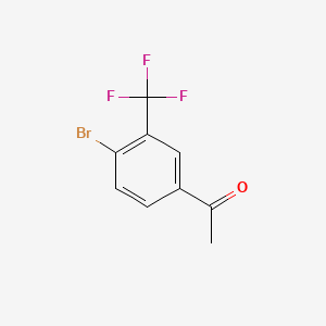 molecular formula C9H6BrF3O B3033805 4'-Bromo-3'-(trifluoromethyl)acetophenone CAS No. 120077-70-5