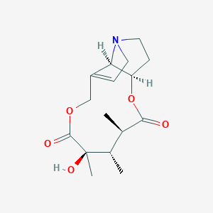 molecular formula C16H23NO5 B3033806 Crotaleschenine CAS No. 120154-95-2