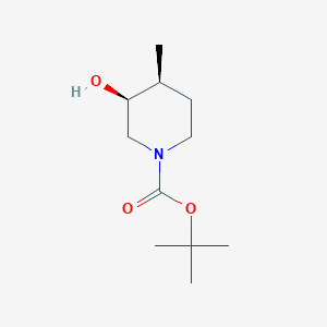 tert-butyl (3S,4S)-rel-3-hydroxy-4-methylpiperidine-1-carboxylate