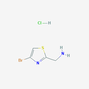 molecular formula C4H6BrClN2S B3033812 (4-Bromothiazol-2-yl)methanamine hydrochloride CAS No. 1207175-70-9