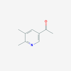 molecular formula C9H11NO B3033820 1-(5,6-Dimethylpyridin-3-YL)ethanone CAS No. 1211535-68-0