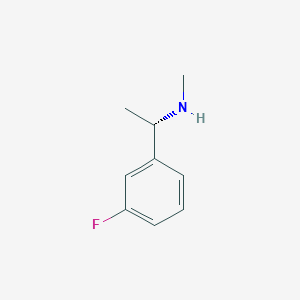 molecular formula C9H12FN B3033826 (S)-1-(3-氟苯基)-N-甲基乙胺 CAS No. 1212261-04-5