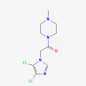 molecular formula C10H14Cl2N4O B3033843 2-(4,5-dichloro-1H-imidazol-1-yl)-1-(4-methylpiperazin-1-yl)ethanone CAS No. 1219555-68-6