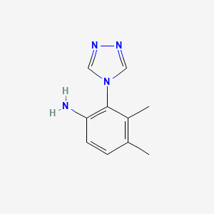molecular formula C10H12N4 B3033851 3,4-dimethyl-2-(4H-1,2,4-triazol-4-yl)aniline CAS No. 1224163-17-0