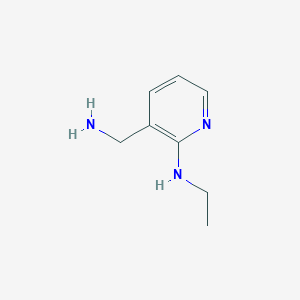 molecular formula C8H13N3 B3033854 3-(aminomethyl)-N-ethylpyridin-2-amine CAS No. 1225475-47-7