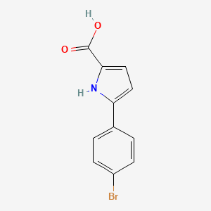 5-(4-Bromophenyl)-1H-pyrrole-2-carboxylic acid