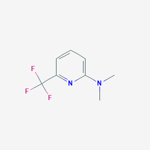 molecular formula C8H9F3N2 B3033866 2-Dimethylamino-6-(trifluoromethyl)pyridine CAS No. 1233509-67-5