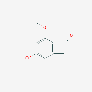 molecular formula C10H10O3 B303387 3,5-Dimethoxybicyclo[4.2.0]octa-1,3,5-trien-7-one 