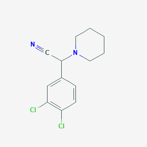 2-(3,4-Dichlorophenyl)-2-(1-piperidyl)acetonitrile