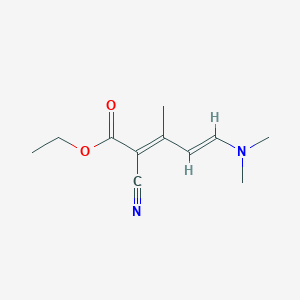 (2E,4E)-2-Cyano-5-dimethylamino-3-methyl-penta-2,4-dienoic acid ethyl ester