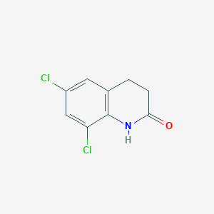 molecular formula C9H7Cl2NO B3033889 6,8-dichloro-3,4-dihydroquinolin-2(1H)-one CAS No. 125030-86-6