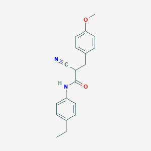 2-cyano-N-(4-ethylphenyl)-3-(4-methoxyphenyl)propanamide