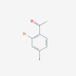 molecular formula C8H6BrIO B3033913 1-(2-Bromo-4-iodophenyl)ethanone CAS No. 1261816-56-1