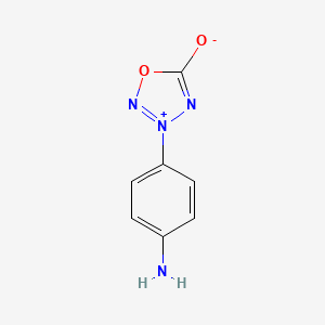 3-(4-Aminophenyl)-1,2,3,4-oxatriazol-3-ium-5-olate
