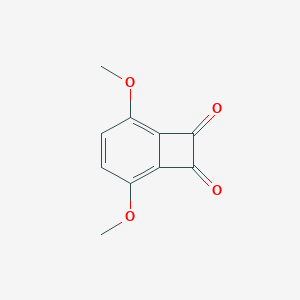 molecular formula C10H8O4 B303393 2,5-Dimethoxybicyclo[4.2.0]octa-1,3,5-triene-7,8-dione 